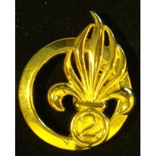 2°REG : 2°RÉGIMENT ÉTRANGER DU GÉNIE INSIGNE DE BÉRET