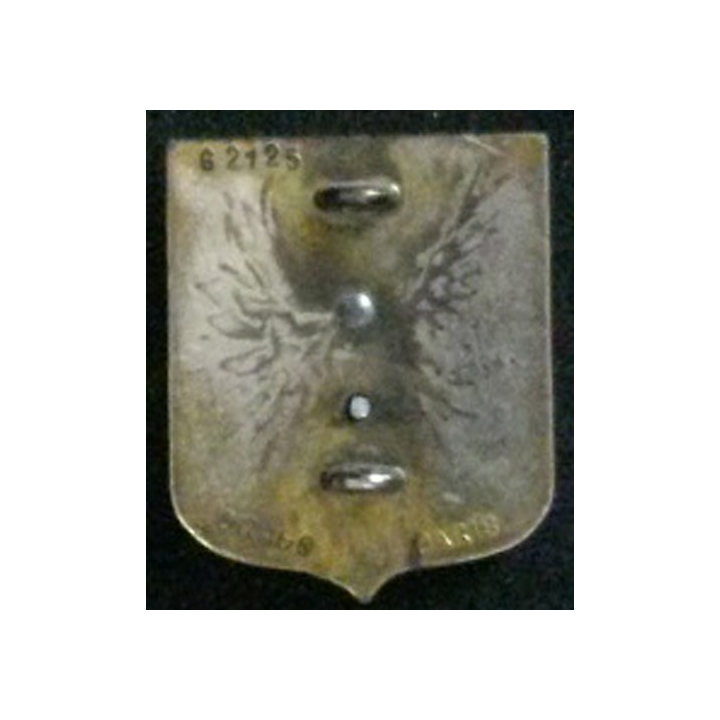 43° RT : 43° régiment de transmissions de fabrication Drago G. 2125 dos lisse argenté