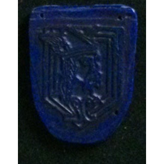 matrice sur résine ou bakélite du 92° régiment d'infanterie (taille de l'insigne 3 x 2,5 cm)