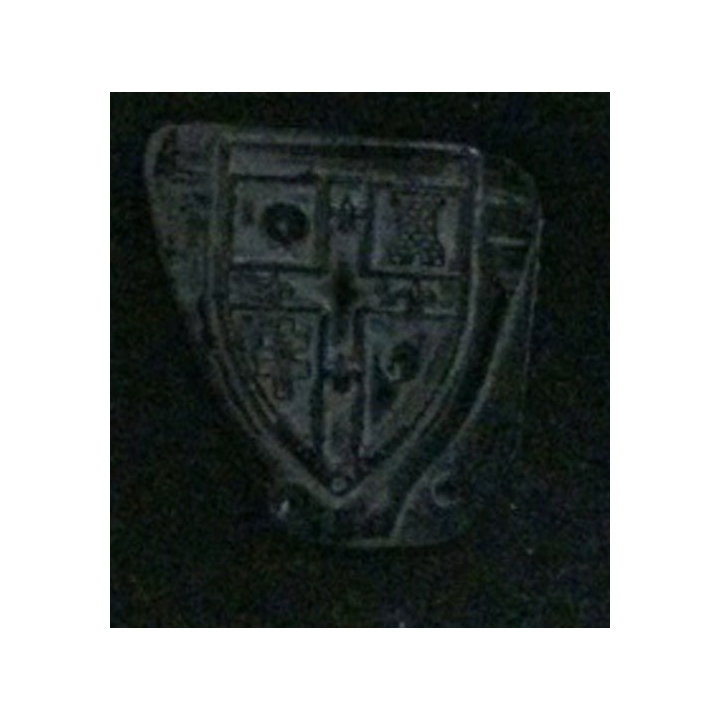 matrice sur résine ou bakélite du 6° régiment d'infanterie (taille de l'insigne 3,3 x 2,3 cm)