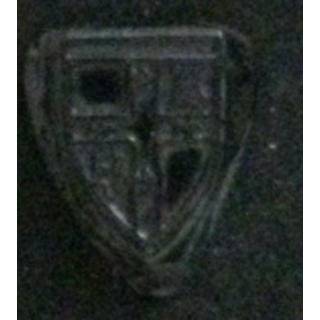 matrice sur résine ou bakélite du 6° régiment d'infanterie (taille de l'insigne 2,5 x 1,7 cm)