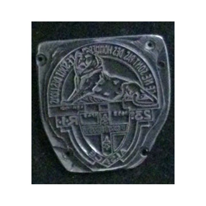 MATRICE SUR MÉTAL du 23° régiment d'infanterie Alsace (taille de l'insigne 3,5 x 3 cm)