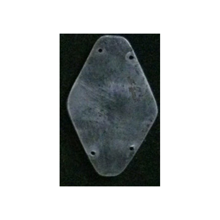 MATRICE SUR MÉTAL du 57° régiment d'infanterie losange partie 2 (taille de l'insigne 4 x 2 cm)