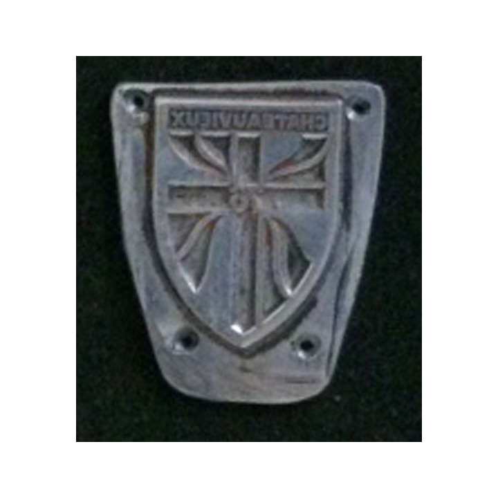 matrice sur métal du 76° régiment d'infanterie (taille de l'insigne 2,5 x 1,9 cm)