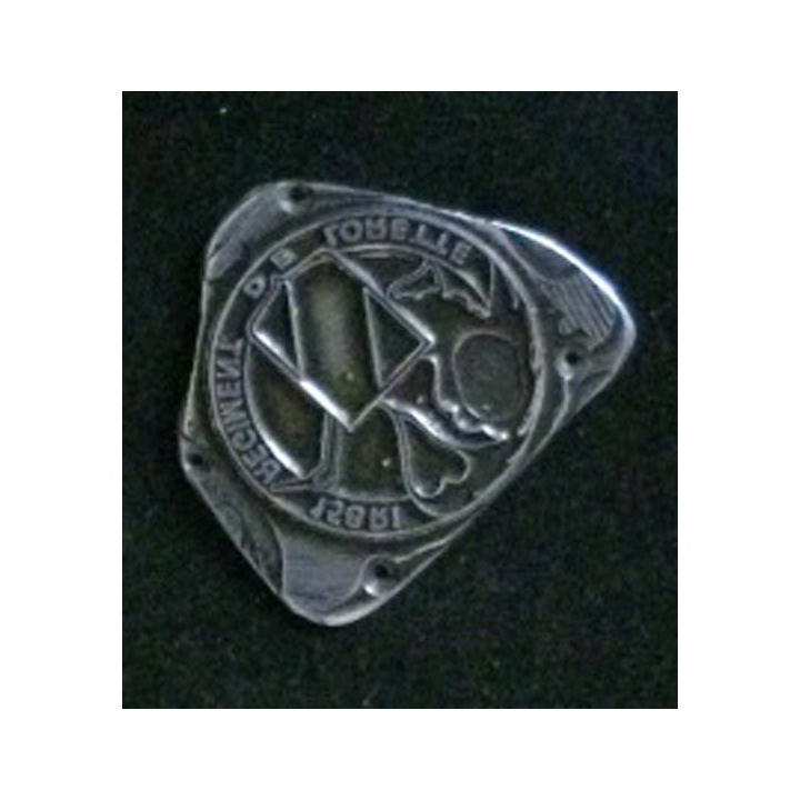 MATRICE SUR MÉTAL du 158° régiment d'infanterie (diamètre de l'insigne 2,5 cm)