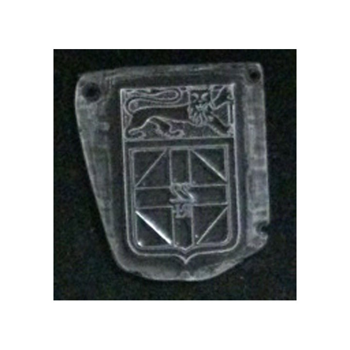 MATRICE SUR MÉTAL du 22° régiment d'infanterie (taille de l'insigne 3 x 1,9 cm)