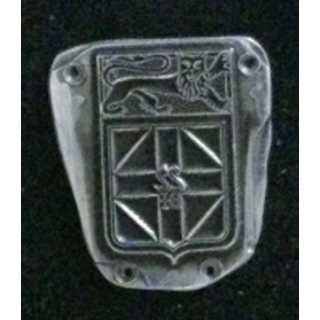 MATRICE SUR MÉTAL du 22° bataillon d'infanterie (taille de l'insigne 3 x 1,9 cm)
