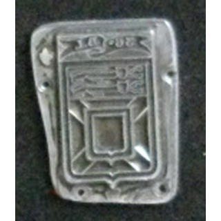 MATRICE SUR MÉTAL du 36° bataillon d'infanterie (taille de l'insigne 2,5 x 1,5 cm)