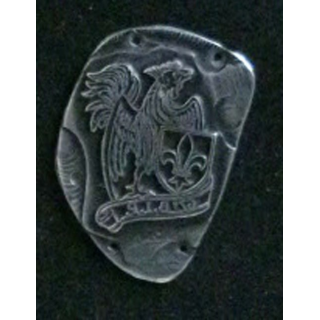 MATRICE SUR MÉTAL du 67° bataillon d'infanterie portée (taille de l'insigne 2,6 x 2,3 cm)