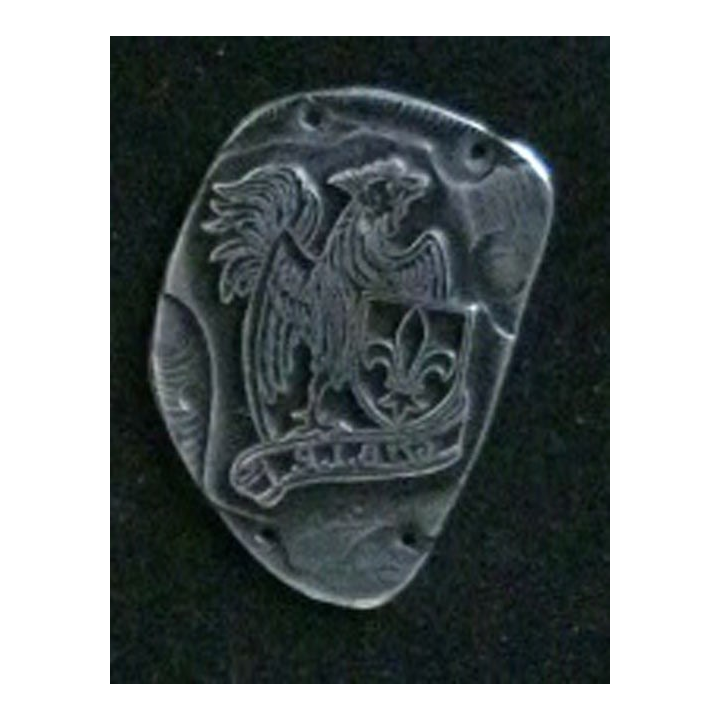 MATRICE SUR MÉTAL du 67° bataillon d'infanterie portée (taille de l'insigne 2,6 x 2,3 cm)