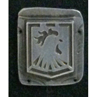 MATRICE SUR MÉTAL de la 12° division d'infanterie (taille de l'insigne 2,5 x 2 cm)