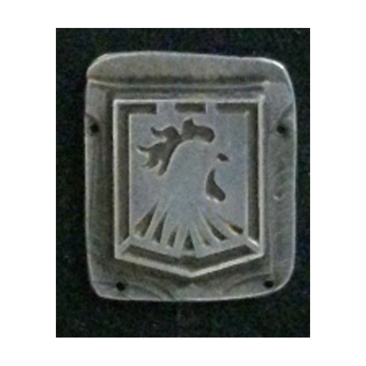MATRICE SUR MÉTAL de la 12° division d'infanterie (taille de l'insigne 2,5 x 2 cm)