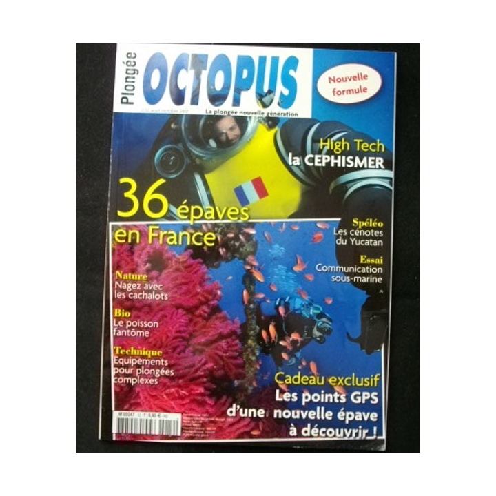 OCTOPUS N°12 août octobre 2012 sur la plongée nouvelle génération