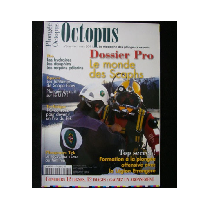 OCTOPUS N°6 janvier mars 2011 sur la plongée nouvelle génération