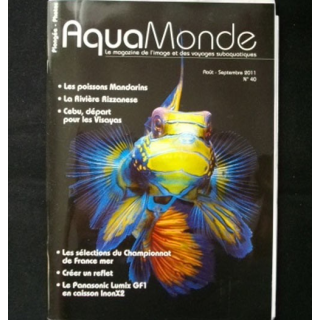 Revue d'Aquamonde n° 40 sur l'image et les voyages subaquatiques
