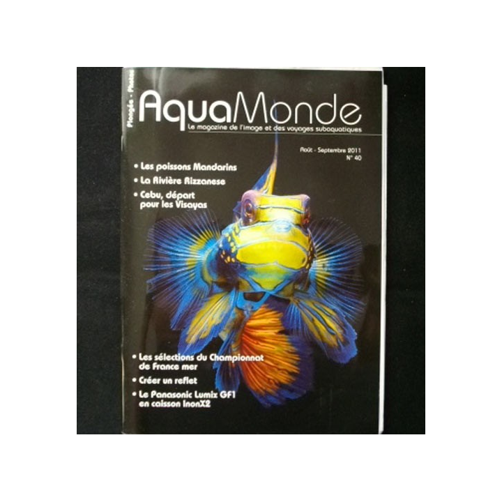 Revue d'Aquamonde n° 40 sur l'image et les voyages subaquatiques