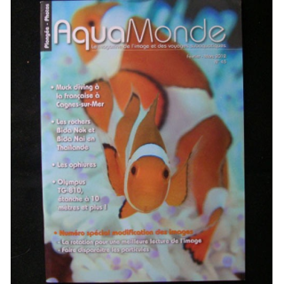 Magazine d' Aquamonde n° 43 sur l'image et les voyages subaquatiques 