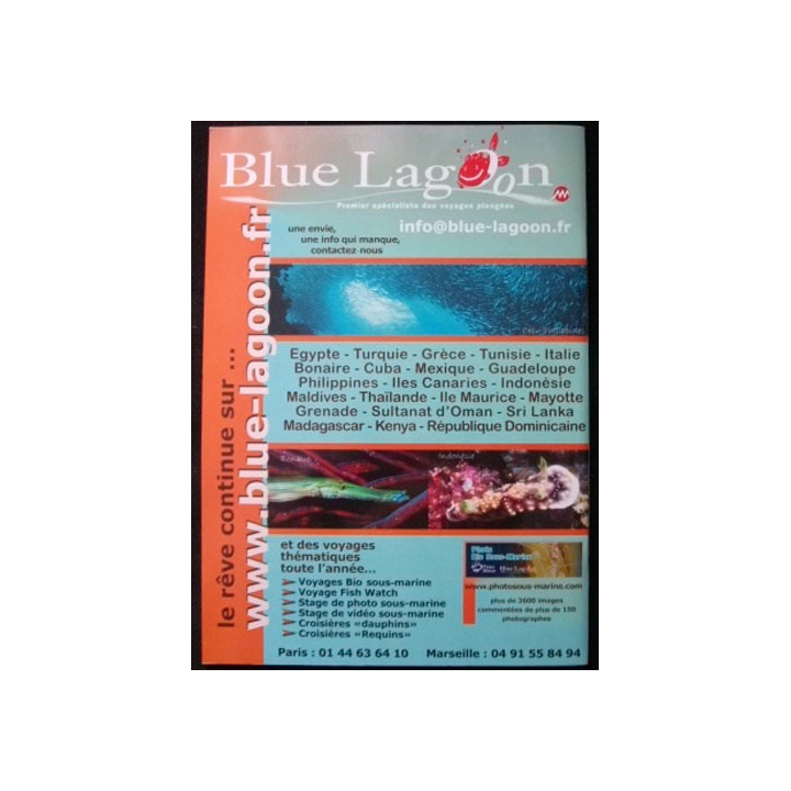Magazine d' Aquamonde n° 43 sur l'image et les voyages subaquatiques 
