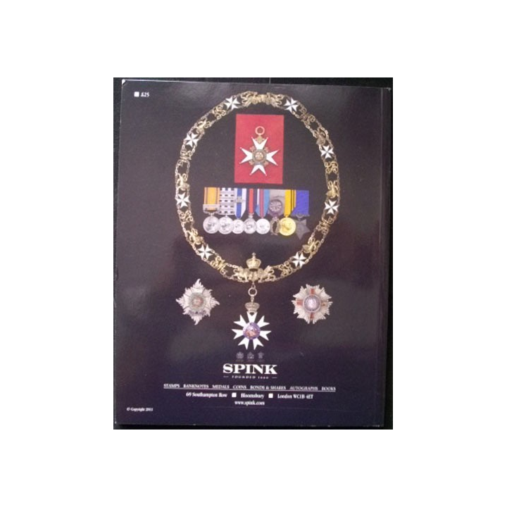 CATALOGUE SPINK  : catalogue daté du novembre 2011 de vente