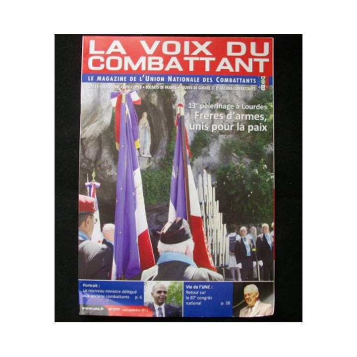 LA VOIX DU COMBATTANT N°1777 août - septembre 2012