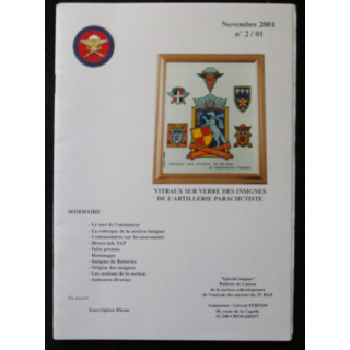 CATALOGUE DE L'AMICALE DU 35°RAP Novembre 2001