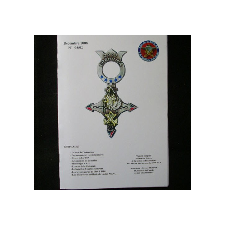 CATALOGUE DE L'AMICALE DU 35°RAP décembre 2008 N°8/2