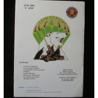 CATALOGUE DE L'AMICALE DU 35°RAP juin 2005 N°1/5