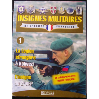 insignes militaires de l'armée française n°1 : l'insigne du 2° REP (régiment étranger de parachutistes de la légion)