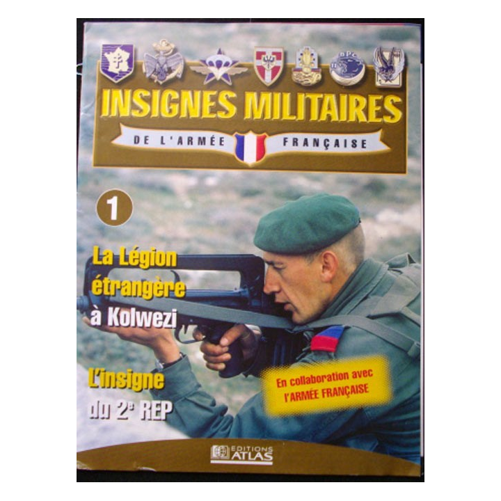 insignes militaires de l'armée française n°1 : l'insigne du 2° REP (régiment étranger de parachutistes de la légion)