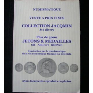 Catalogue à prix marqués de plus de 5000 jetons et médailles