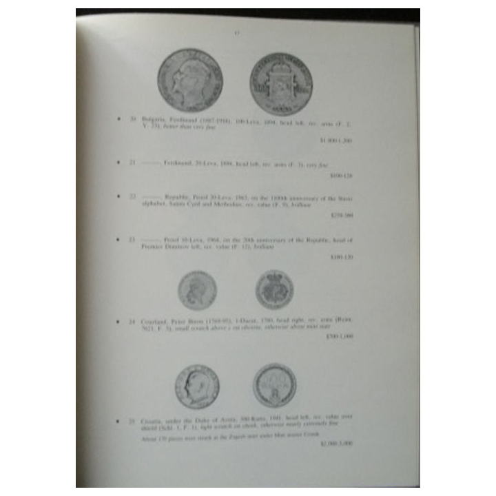 catalogue Christies sur vente de pièces de monnaies jetons médailles