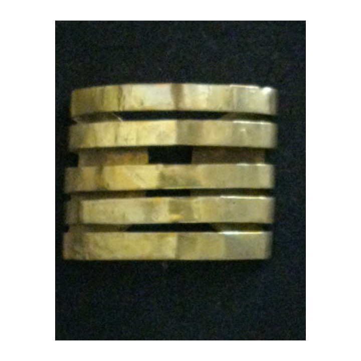 Galon métallique d'épaule de colonel en métal épais de dimension 4,8 cm par 6 cm