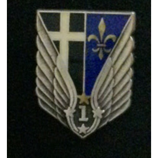 1° RHC : insigne du 1° régiment d'hélicoptères de combat de fabrication JY Ségalen G. 2265
