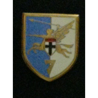 GALDIV n° 7 : insigne du groupe d'aviation légère divisionnaire n°7 de fabrication Drago