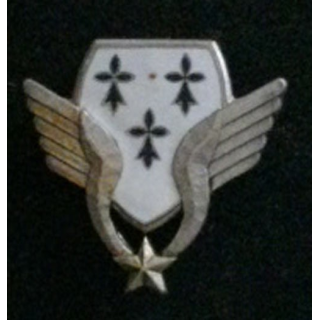 3° GALAT : insigne du 3° groupe de l'aviation légère de l'armée de terre de fabrication Drago G. 1969 en émail