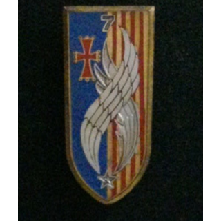 7° GALREG : insigne du 7° groupe de l'aviation légère régionale de l'armée de terre de fabrication Drago G. 2371