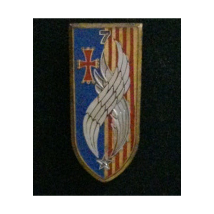 7° GALREG : insigne du 7° groupe de l'aviation légère régionale de l'armée de terre de fabrication Drago G. 2371