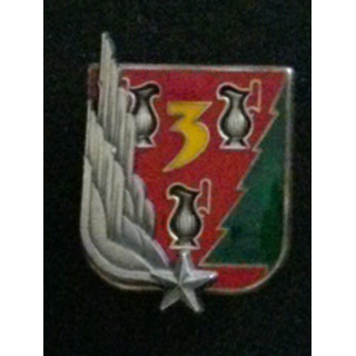 3° RHC : insigne du 3° régiment d'hélicoptères de combat type 2 de fabrication JCP G. 3409