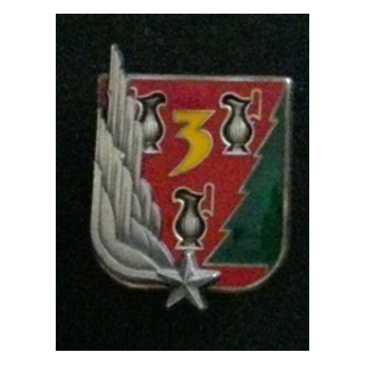 3° RHC : insigne du 3° régiment d'hélicoptères de combat type 2 de fabrication JCP G. 3409