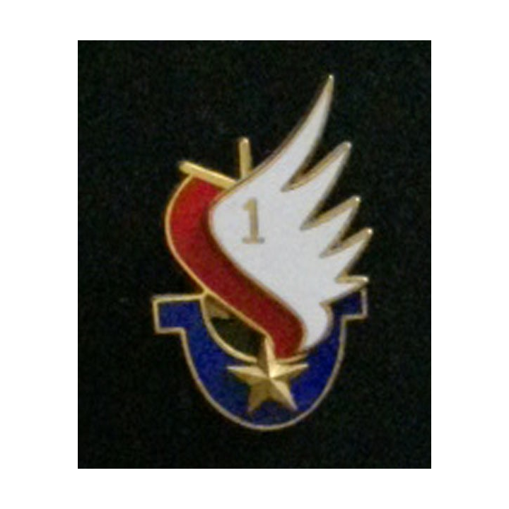 1° GHL : insigne du 1° groupe d'hélicoptères légers type 2 de fabrication Fraisse G. 3211