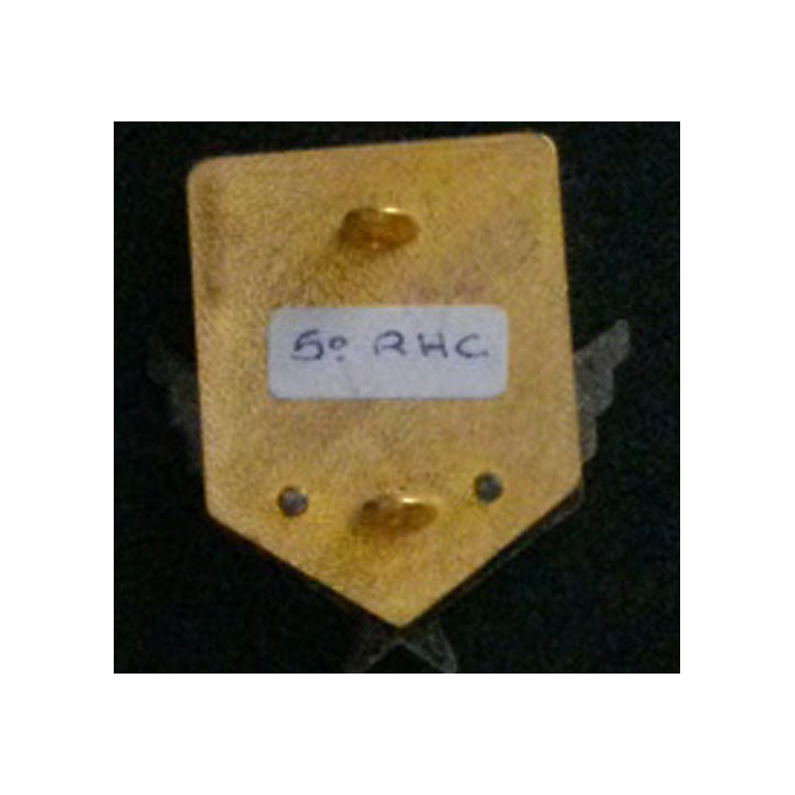 5° RHC : insigne du 5° régiment d'hélicoptères de combat opération daguet de fabrication Fraisse