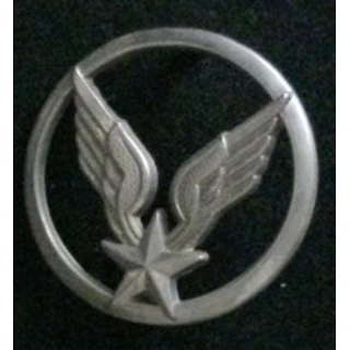 Insigne de béret de l'aviation légère de l'armée de terre argenté Boussemart  G. 1449