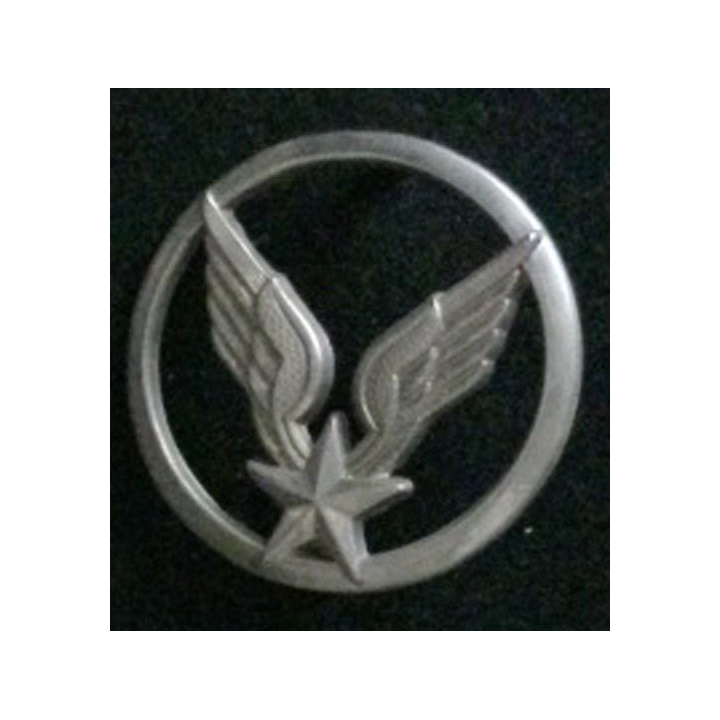Insigne de béret de l'aviation légère de l'armée de terre argenté Boussemart  G. 1449