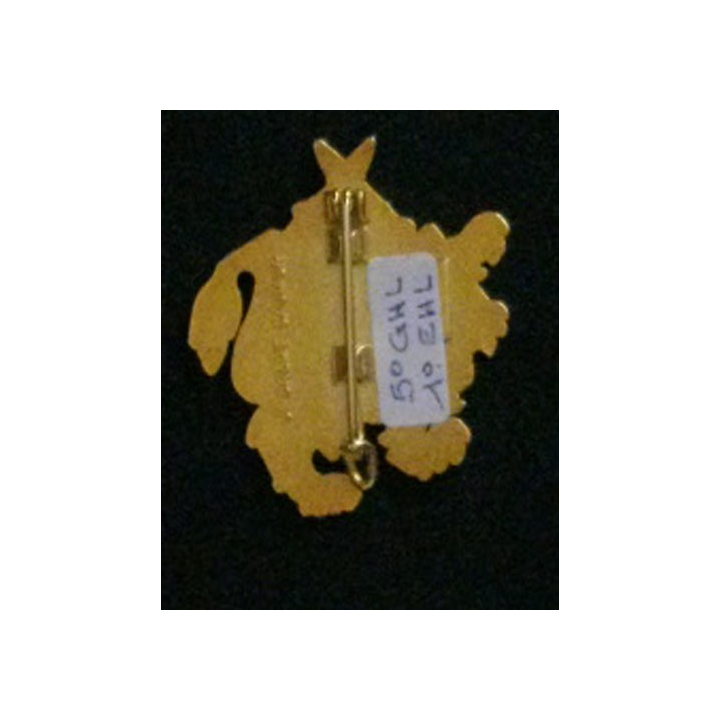 5° GHL : insigne de la 1° escadrille type 2 du 5° groupe d'hélicoptères légers de fabrication Balme