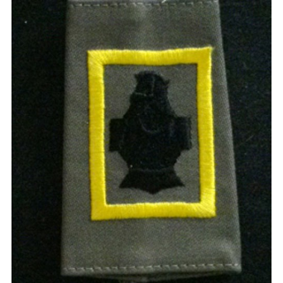 5° RG : fourreau de la 3° compagnie jaune du 5° régiment du génie  cuirasse sans chiffre