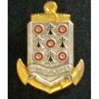 CDT DE PIMODAN : Aviso Dragueur Commandant de Pimodan en émail 