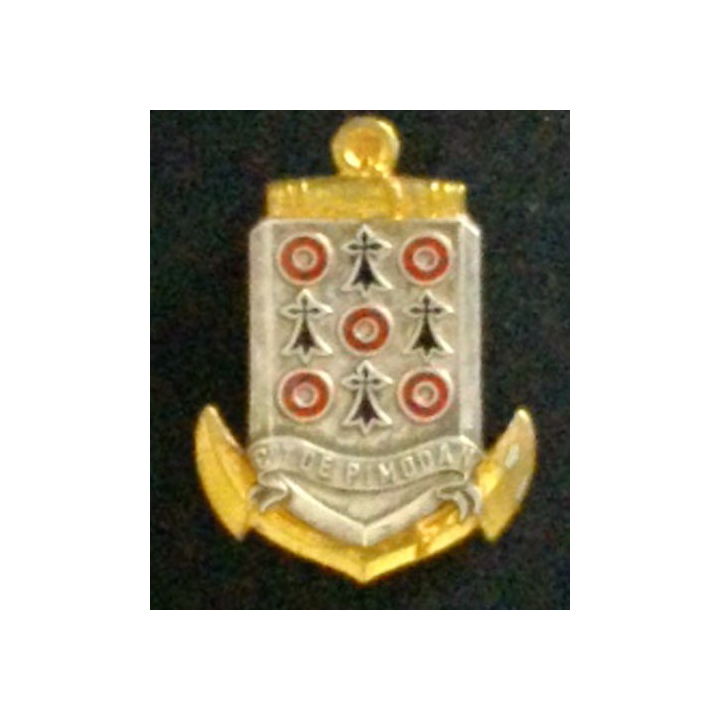 CDT DE PIMODAN : Aviso Dragueur Commandant de Pimodan en émail 