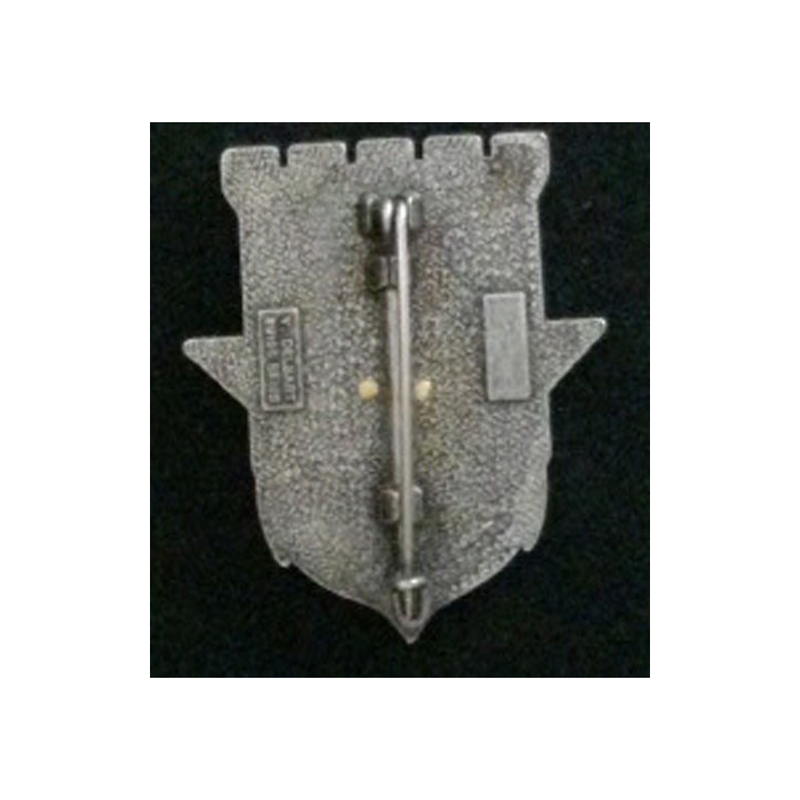 17° RGP 1° CIE FORPRONU : insigne de la 1° compagnie du 17° régiment du génie parachutiste Forpronu 1994 de fabrication Delsart