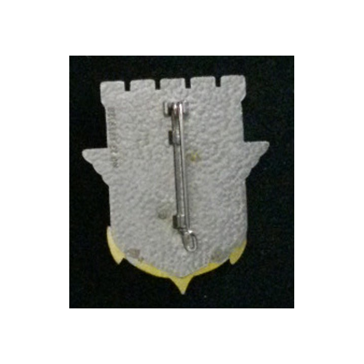 17° RGP 2° CIE MANTA TCHAD : insigne de la 2° compagnie du 17° régiment du génie parachutiste Manta Tchad de fabrication Delsart