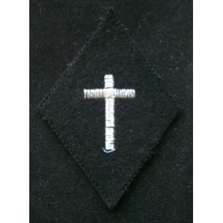 losange de bras aumônier catholique et protestant